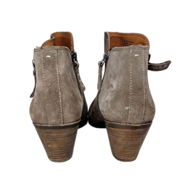 Frye Suede Double Zip Ankle Boots Womens Size  9 - Picture 5 of 12